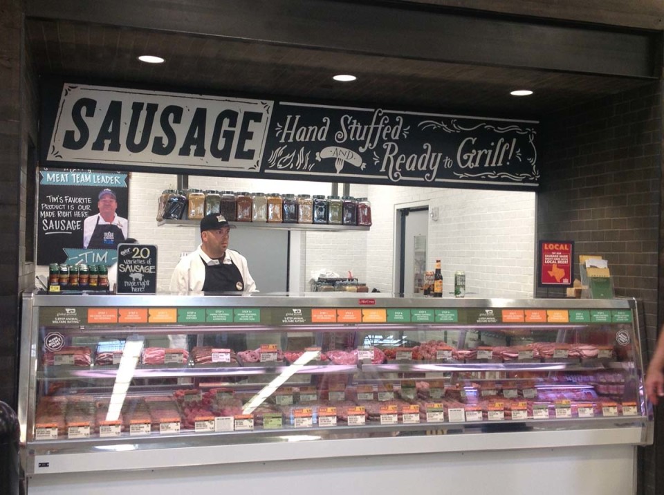 Highland Village is the first Whole Foods to feature custom housemade sausages!